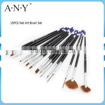 ANY Cheap Wholesale Nail Manufacturer 15 PCS Brush Set Professional And Durable