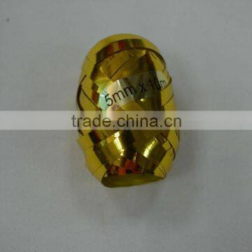 Golden Metallic Curling Ribbon Eggs