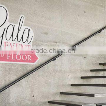 custom printed indoor concrete wall stickers