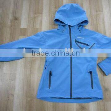 Lady's Functional 3-layer Outdoor Jacket With Hood