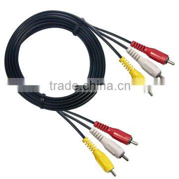 AV Cable, 3RCA Plugs to 3RCA Plugs