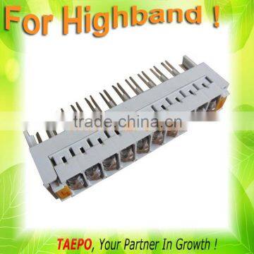 Over voltage protection 10 pair 3 pole arrester magazine