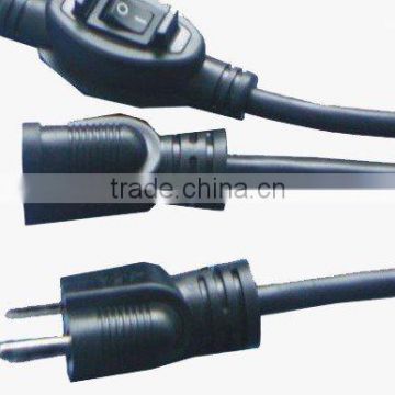 US POWER CABLE With Switch (NEMA 5-15P)