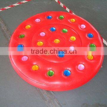 inflatable round cheap multi-holder colorful inflatable drink holder