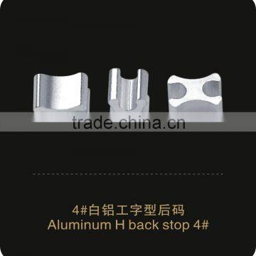 Aluminum H Bottom Stopper No.4 zipper garment accessories