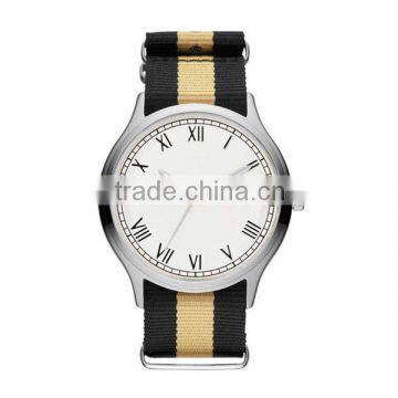 2013 latest design replacement nylon strap japan movement canvas watch