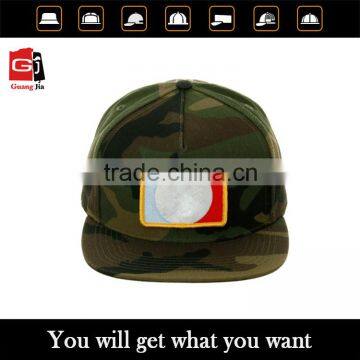 Fashion embroidered camo cayler sons snapback cotton peaked cap and hat wholeasale