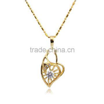 Wholesale 14K Gold Color Heart Shape Lover Jewelry Pendant for Party