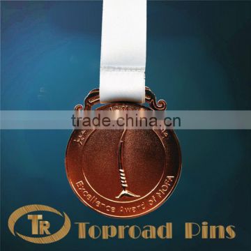 2015 hot sale custom medal with colour ribbon smart useful tool