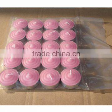 pure paraffin tealight-vary color choose pouring or stamping tealight