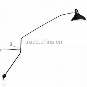 0805-4 European Design Mantis long black bedside lamp Wall Lamp