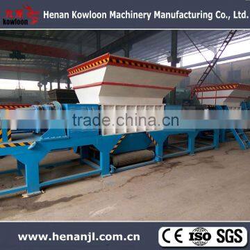 crushing wood machine double shaft shredder