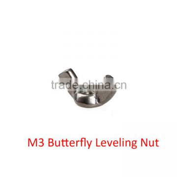 3D Up Printer Parts Stainless Steel M3 Butterfly Leveling Nut for Makerbot Reprap