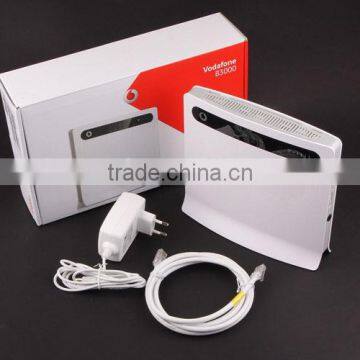 Original unlocked Vodafone B3000 4G LTE CPE wireless router 4LAN 2 RJ11 ports 1 sim card slot 150Mbps