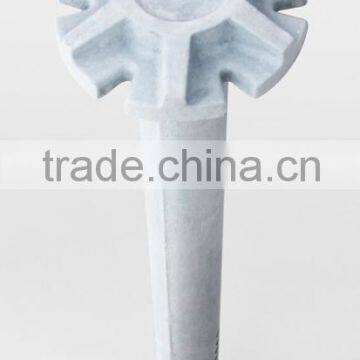 ceramic Nitride bonded silicon carbide gas rotor with longer lifespan compared with graphite gas rotor