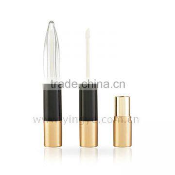 Two in one sharp head slim luxury lipstick cosmetic lipgloss container