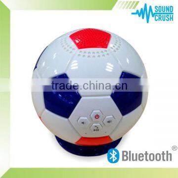 2014 newest promotional best portable Football Bluetooth speaker ultra portable for outdoor best wireless speakers