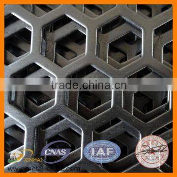 2014 hot sale!!! Hexagonal perforated metal sheet for decoration