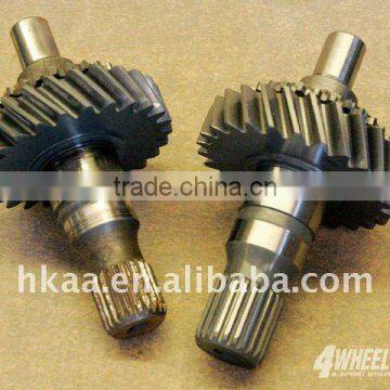 brass spline solid shaft helical gear shaft middle gear shaft