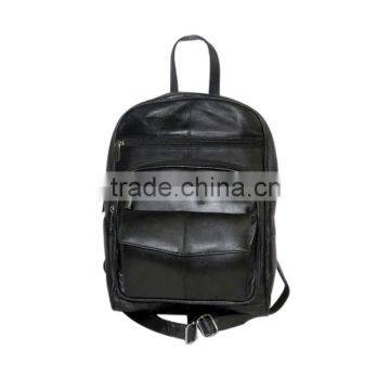 Made in India Leather Back Pack/ College Bag/ Travelling Bag photo-2