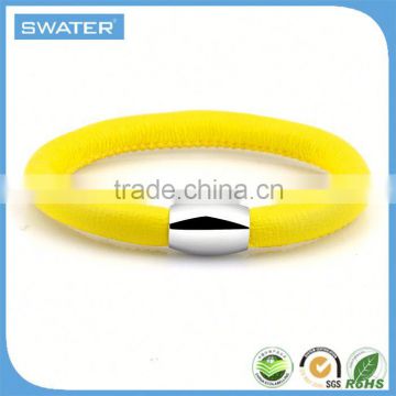 Top Selling Products 2016 Light Yellow Bracelet Handmade Leather