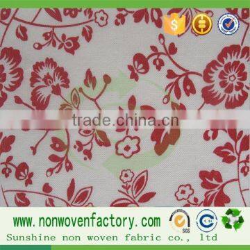 Printing also can do the embroidery pattern design of non-woven fabrics