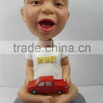 customized lovely children resin figurine