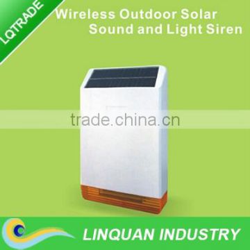 Wireless Outdoor Solar Alarm system/wireless PIR wall mounting detector