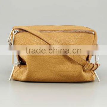 high quality genuine leather camear clutch bag