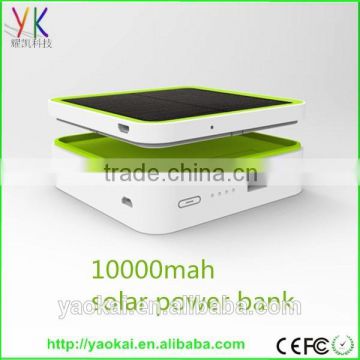 New products 2015 solar power bank 10000mah with expand capacity