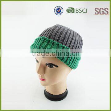 Slouch Beanie Winter Hat Newborn Knitted Beanie Hat With Tassel photo-3