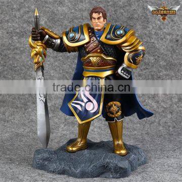 3d league of legends figure Might of Demacia Garen action Customize realistic famous game lol hero pvc 1/6 collection oem odm