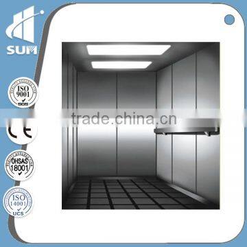 Speed 0.5m/s capacity 2000kg CE approved goods elevator