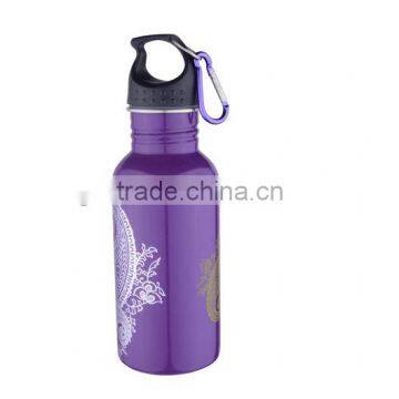 single wall steel sports bottle/water bottle