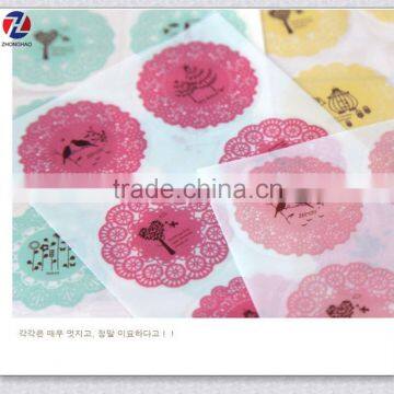 Round Transparent Stickers for Glass,Transparent PVC Sticker photo-2