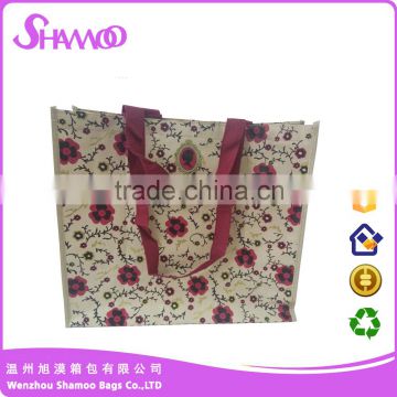 Promotional Handled Coated woven bag shopping bag