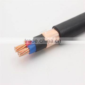 3*6 AWG copper flame retardant concentric cable