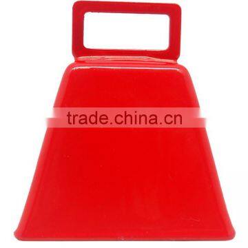 2.2'' cow bell in custom colors with strap or lanyard as noise maker