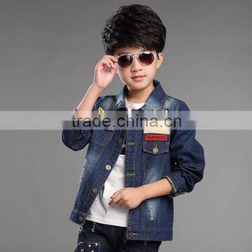 for 5 6 7 8 9 year boy jackets denim winter children jackets