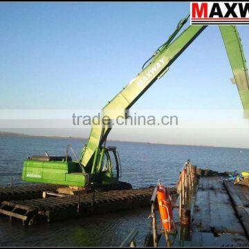 3 chains Floating Pontoon of Amphibious Excavator , Suitable to 20 to 23Ton Class Excavator , Model: MAX200PU