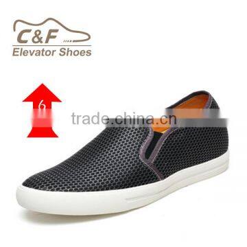 New 2016 Black Pattern Casual Leather Shoes