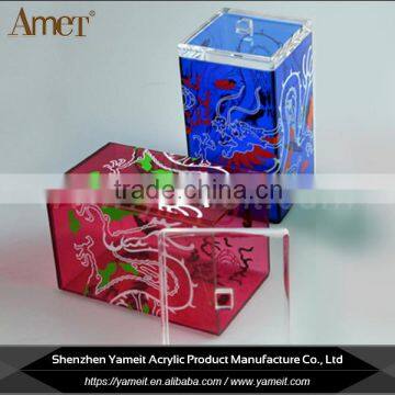 OEM Printing Logo Clear Tabletop Perspex Tea Display Box photo-5