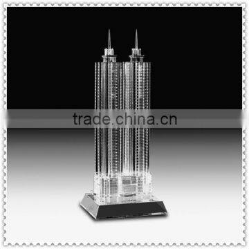 Hotsell Personality Engraved Crystal Building For Company Collection