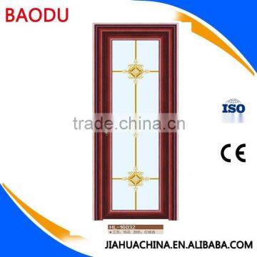 Top brand glass interior swing doors soundproof aluminum glass door