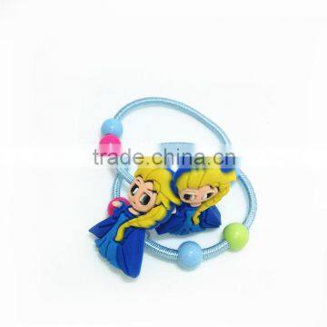 Cartoon character Hair rubber bands PVC Elastic hair bands Wholesale