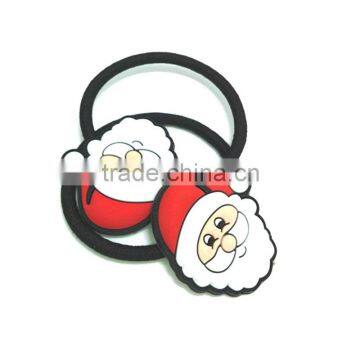 Santa Claus design PVC custom hair band with cartoon