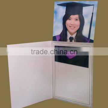 white Graduation photo frame /inviting card with photo