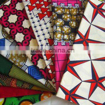 Imitation Wax Prints Fabric 100% Cotton