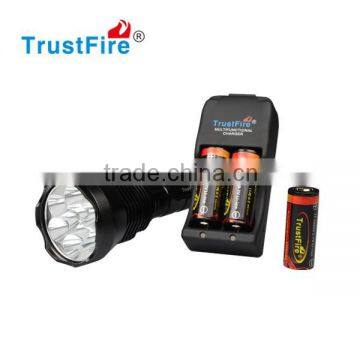 Trustfire Original Factory TR-9T6 9x XM-L T6 Leds 5-Mode Aluminum Torch Led 10000 Lumen photo-6