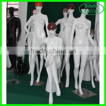 Dress form plastic mannequin makeup fashion realistic mannequin for clothes